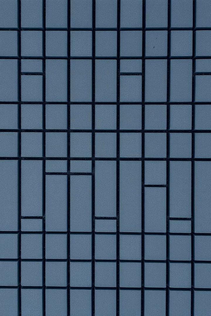 Minimalist Grid Arrangements - 22 Black Brick Walkway Ideas