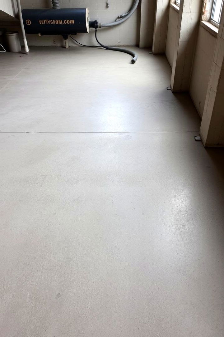 Minimalist Industrial Concrete - 22 Concrete Floor Design Ideas