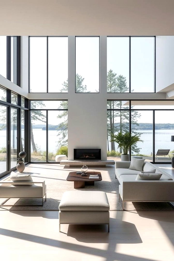 Minimalist Lake Retreat - 22 Lake House Decorating Ideas