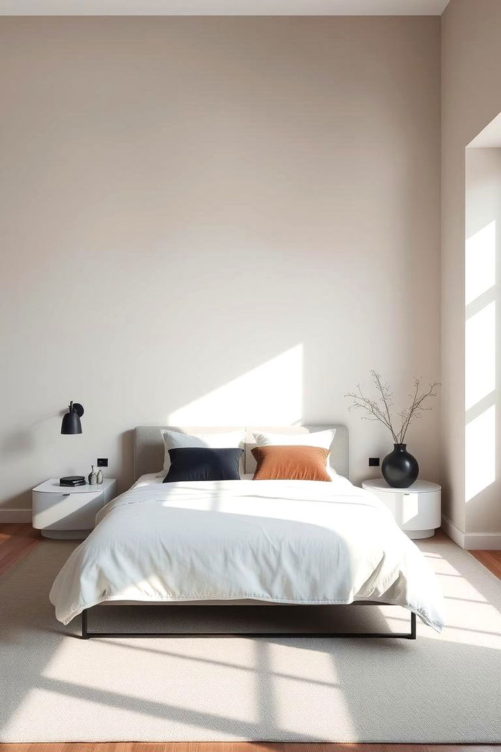 Minimalist Layout with Statement Pieces - 22 Hipster Bedroom Ideas