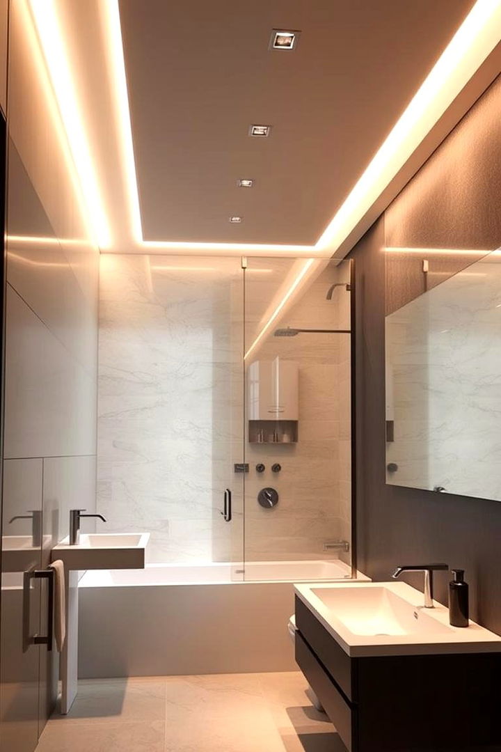 Minimalist Lighting - 22 Minimalist Bathroom Ideas