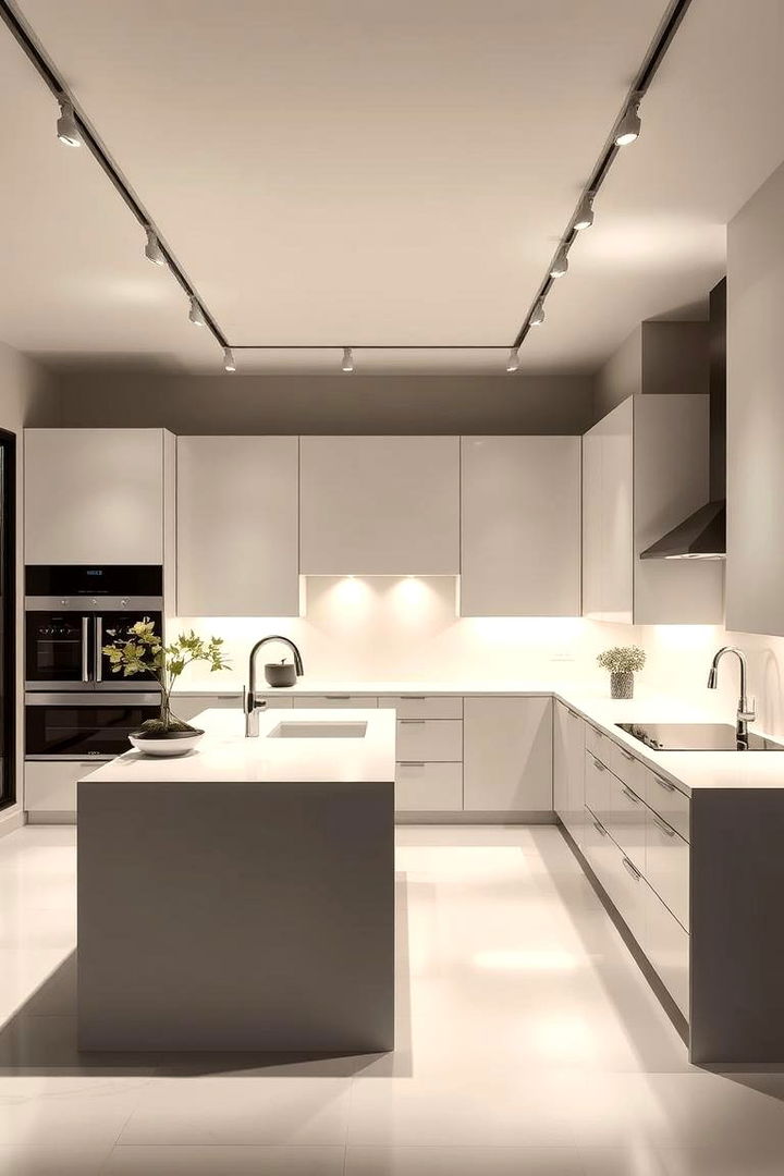 Minimalist Linear Track Solutions - 22 Kitchen Track Lighting Ideas
