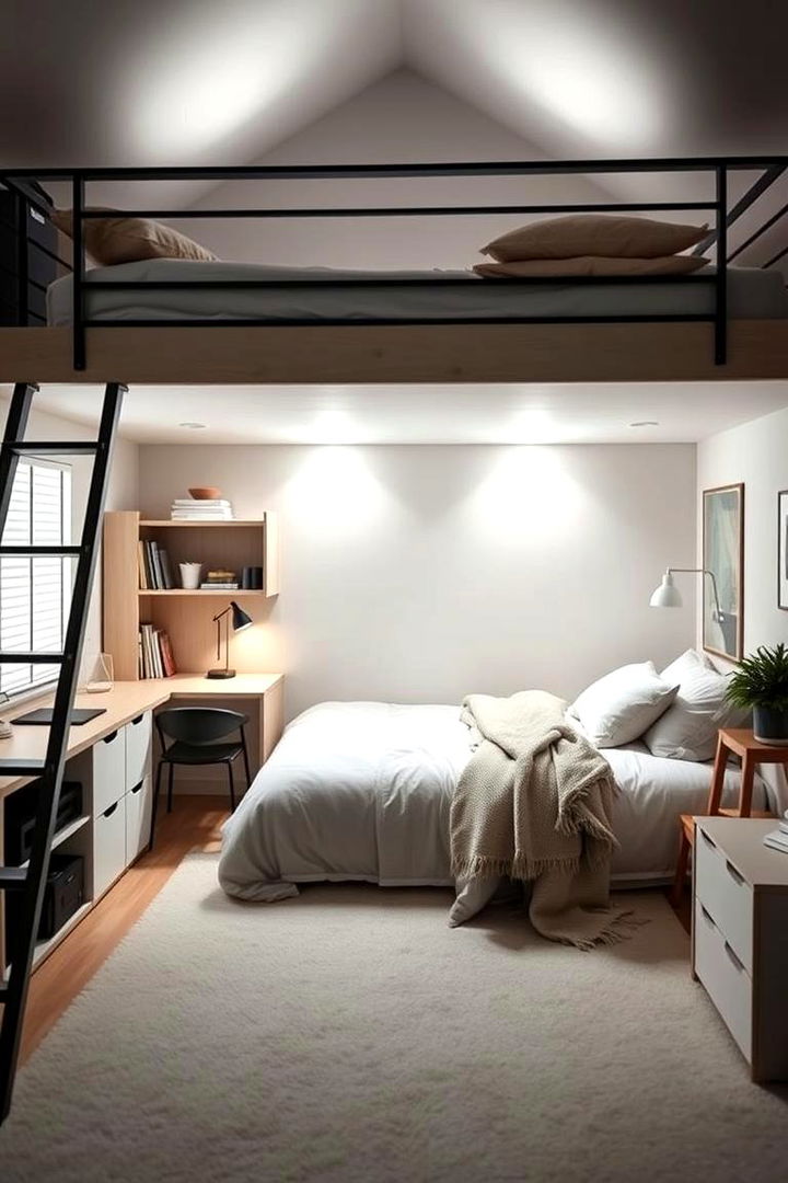 Minimalist Loft Bed Design - 22 Loft Bed Ideas