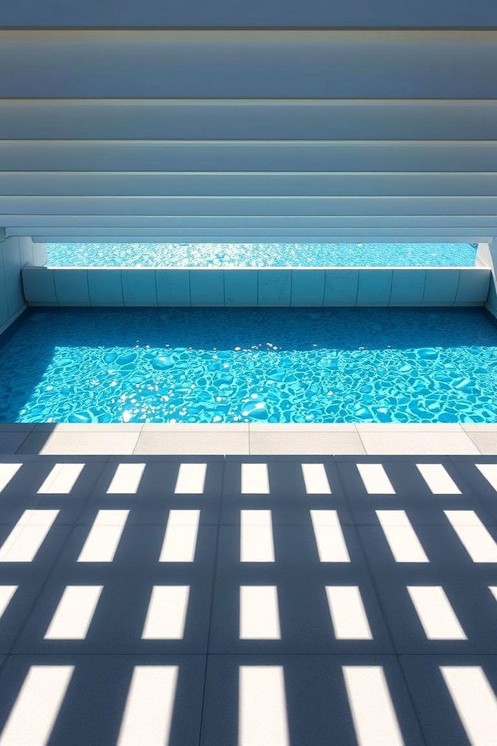 Minimalist Metal Panels - 22 Pool Deck Railing Ideas
