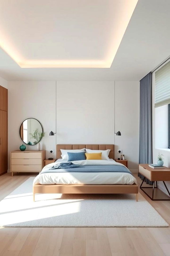 Minimalist Modern Approach - 22 Duck Egg Blue Bedroom Ideas