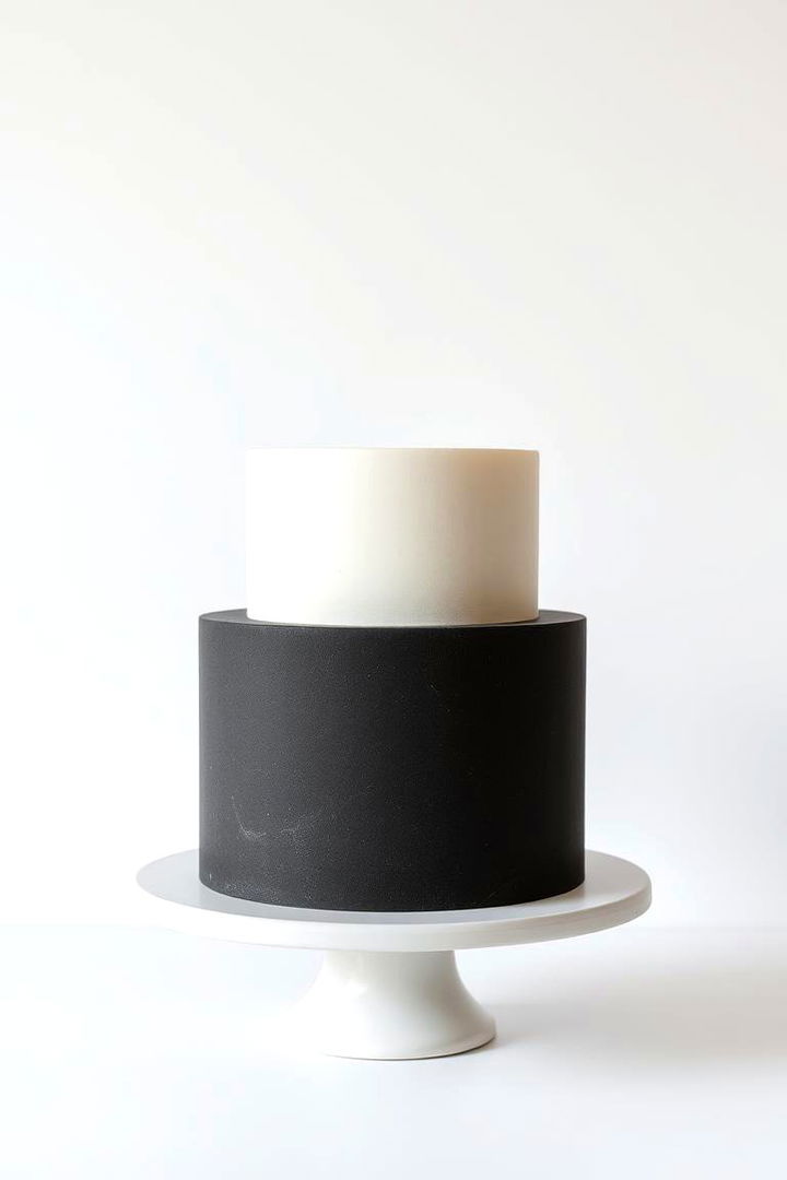 Minimalist Modern Cake - 22 Wedding Cake Ideas