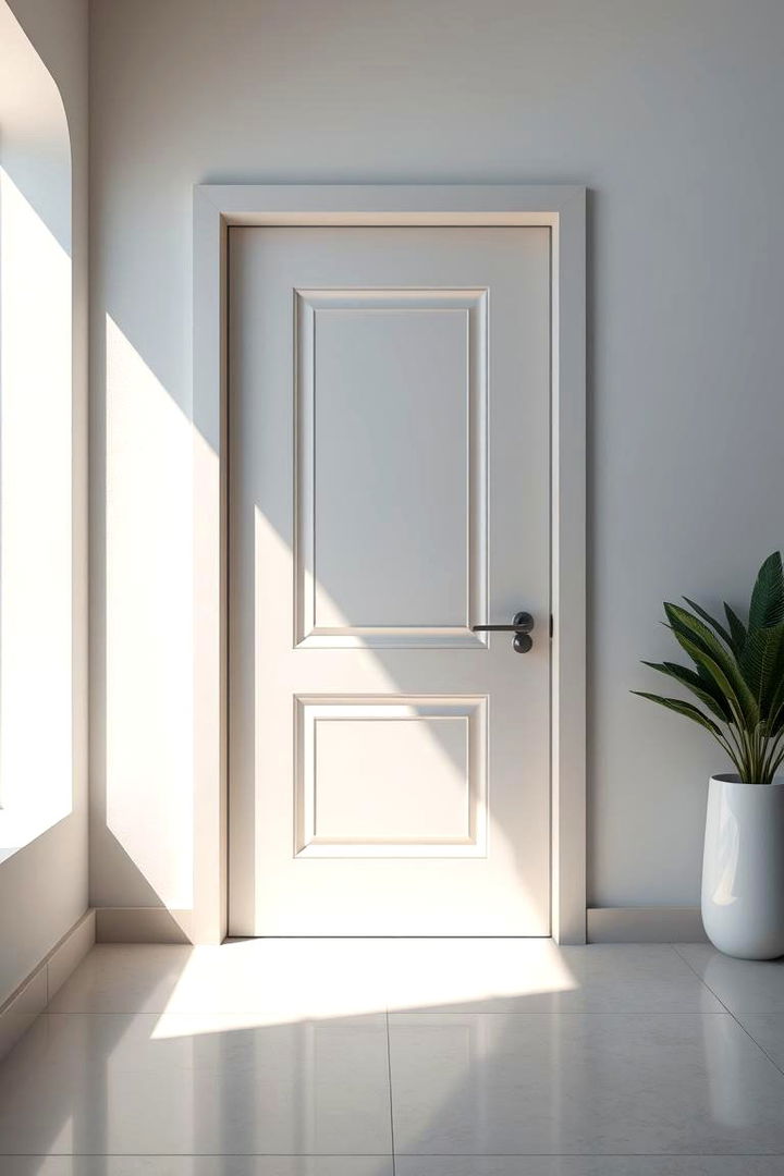 Minimalist Modern Door - 22 Bedroom Door Decorating Ideas