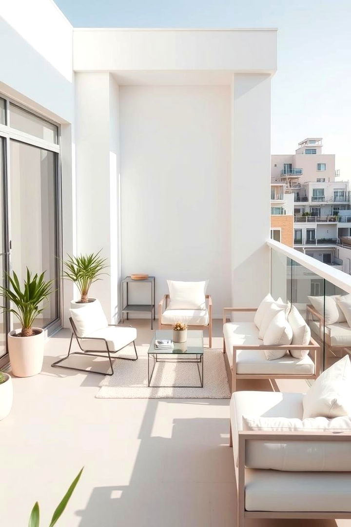 Minimalist Modern Escape - 22 Large Balcony Ideas