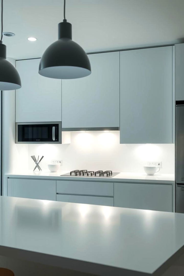 Minimalist Modern Fixtures - 22 Kitchen Lighting Ideas