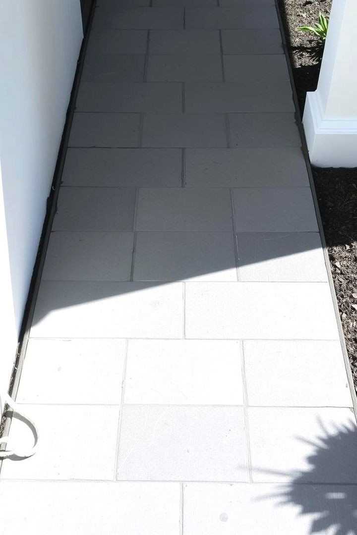 Minimalist Modern Layout - 22 Flagstone Walkway Ideas