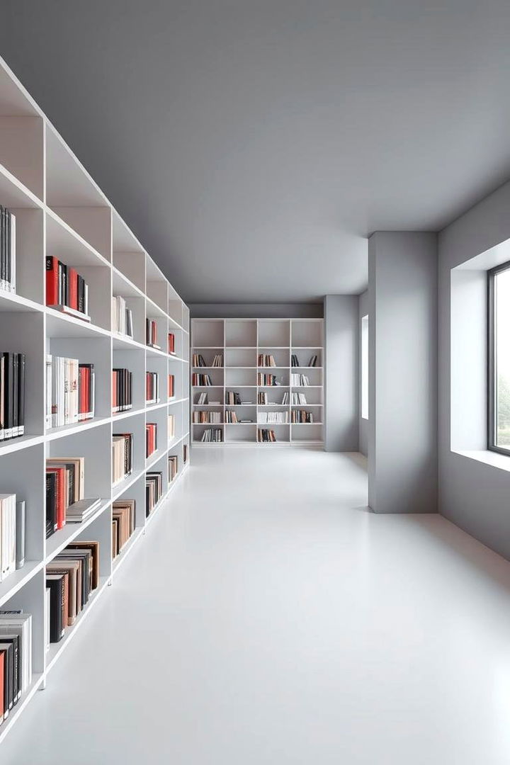 Minimalist Modern Library - 22 Home Library Ideas