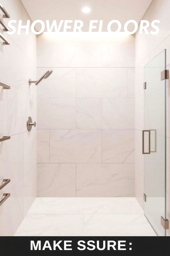 Minimalist Modern Looks - 22 Shower Floor Tile Ideas