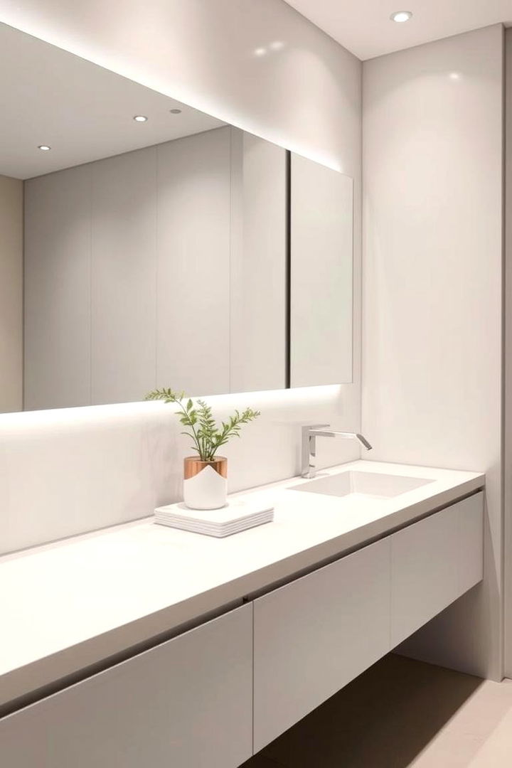 Minimalist Modern Vanity - 22 Makeup Vanity Ideas