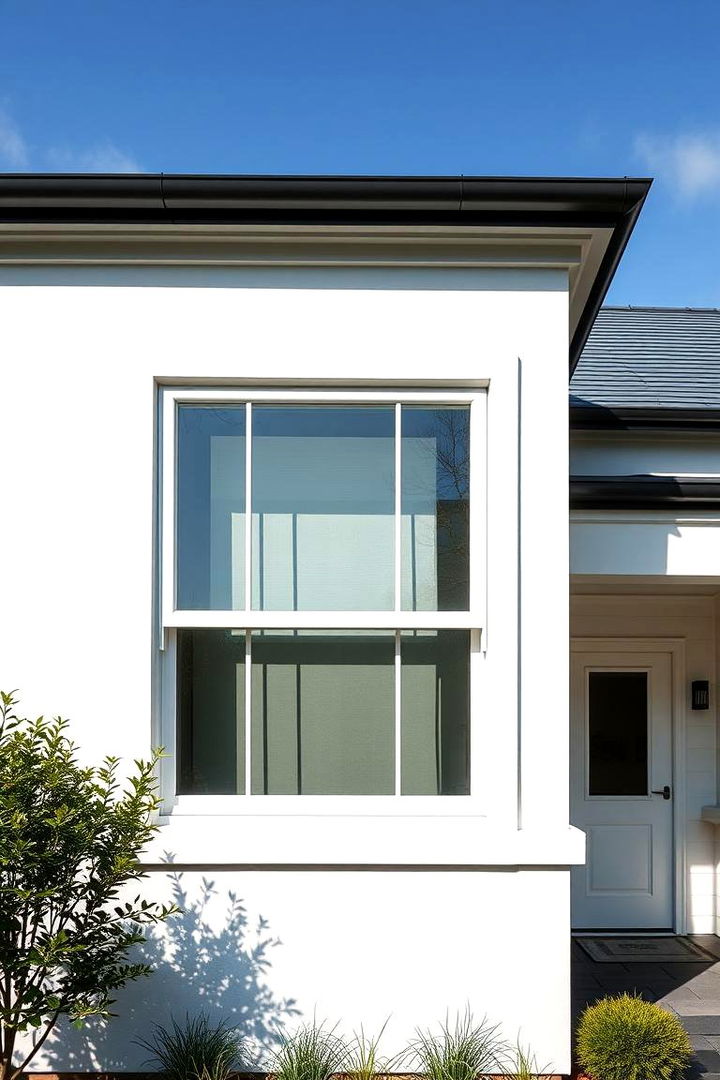 Minimalist Modern Window Trim - 22 Exterior Window Trim Ideas