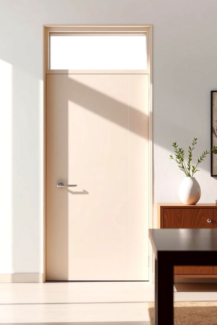 Minimalist Modern with Subtle Olive Touches - 22 Olive Green Front Door Ideas