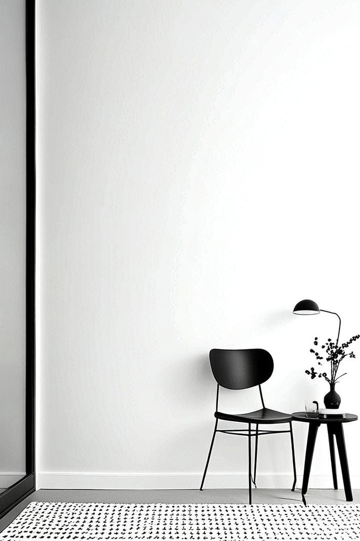 Minimalist Monochrome - 22 Fireplace Accent Wall Ideas