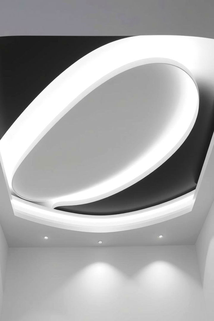 Minimalist Monochrome Ceiling - 22 Man Cave Ceiling Ideas