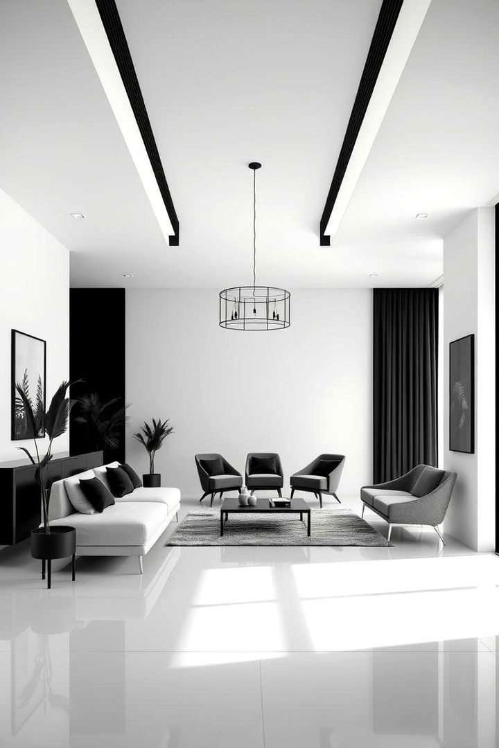 Minimalist Monochrome Magic - 22 Feature Wall Ideas