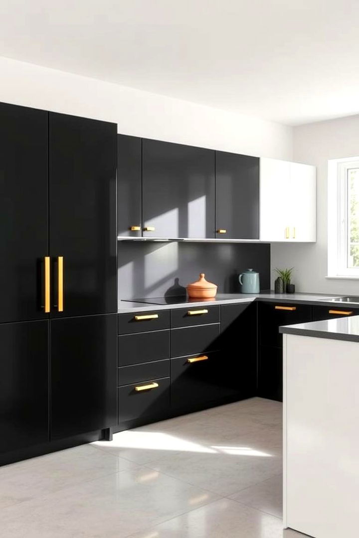 Minimalist Monochrome with a Twist - 22 Two Tone Kitchen Cabinet Ideas
