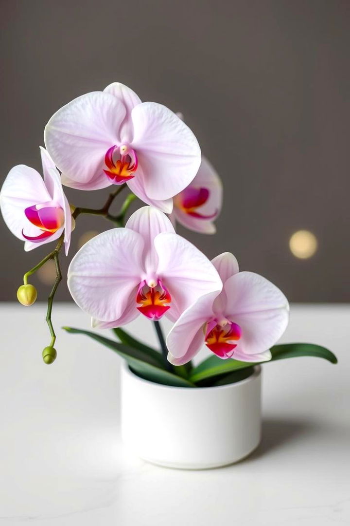 Minimalist Orchid Accent - 22 Flower Centerpiece Ideas