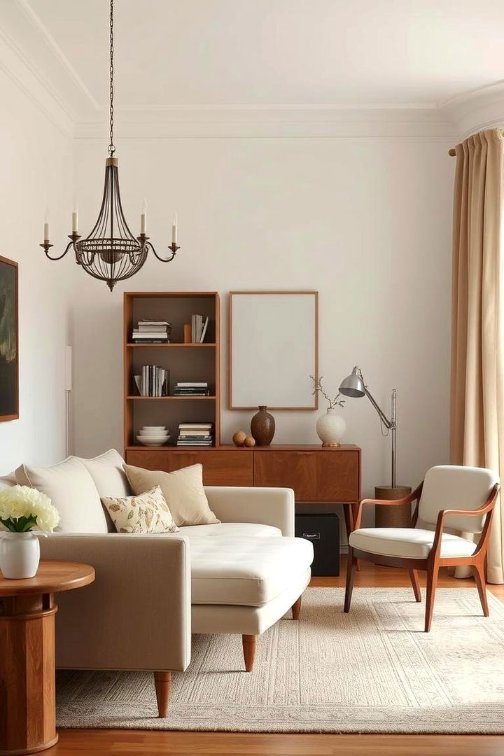 Minimalist Overstated Elegance - 22 Shabby-chic Style Living Room Ideas