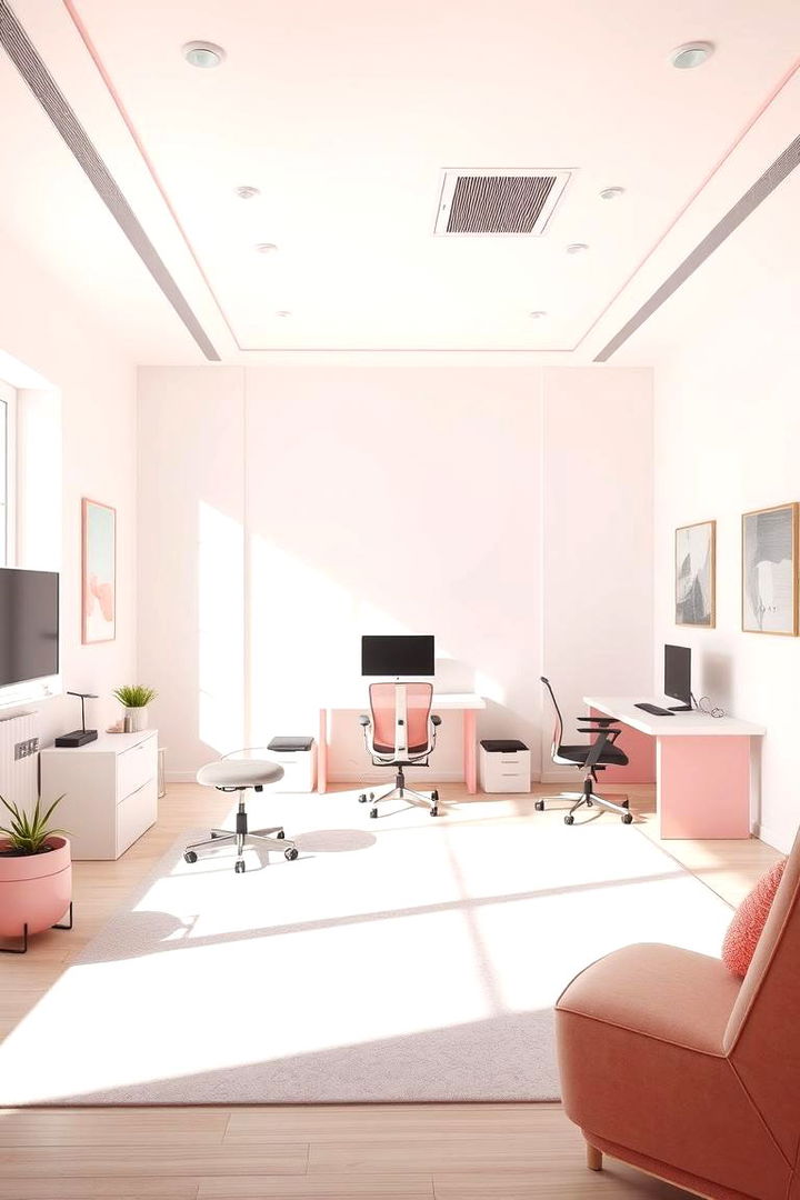 Minimalist Pastel Decor - 22 Pink Gaming Setup Ideas