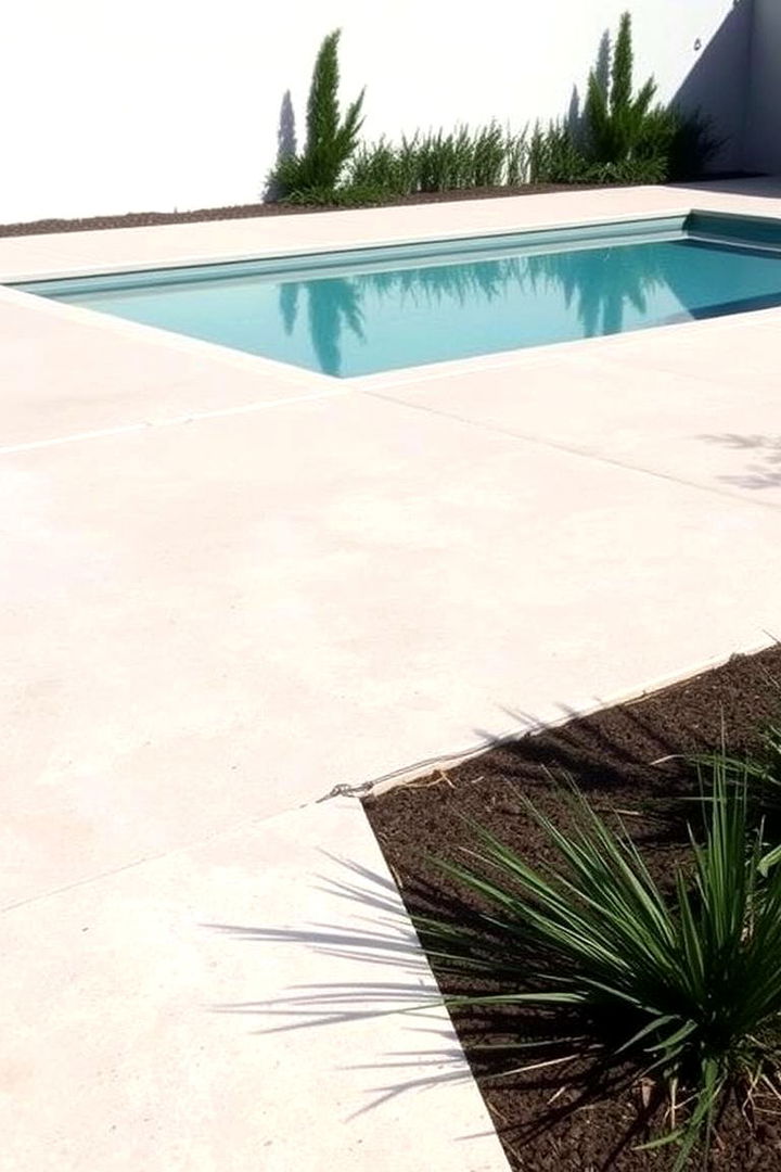 Minimalist Paver Arrangement - 22 Pavers Around Pool Ideas