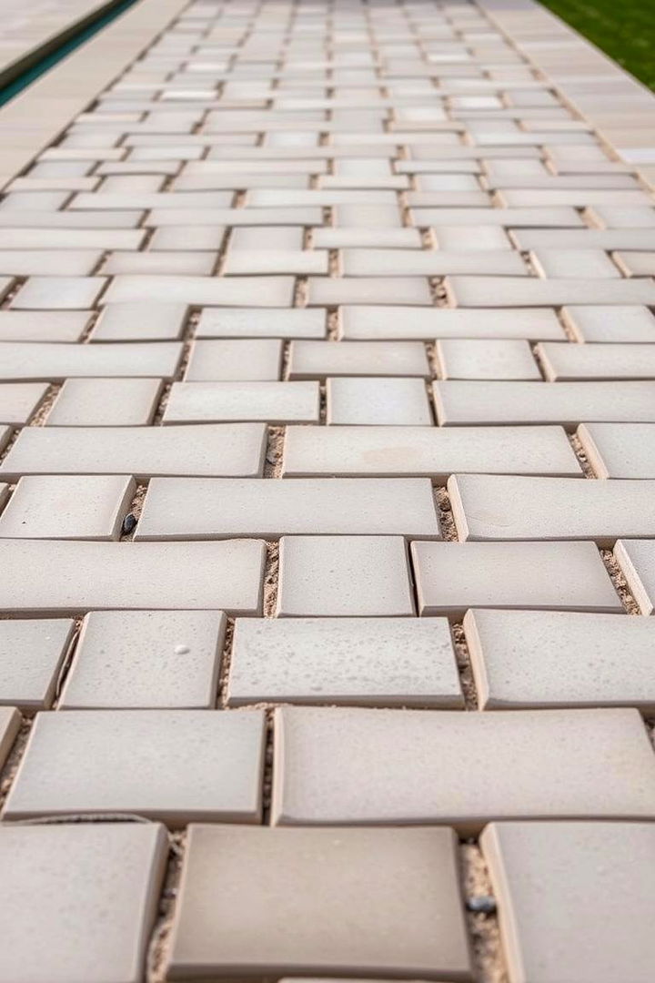 Minimalist Paver Design - 22 Pool Walkway Ideas