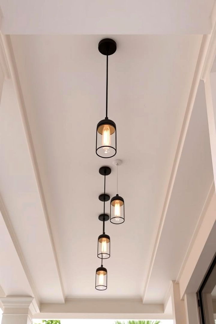 Minimalist Pendant Fixtures - 22 patio ceiling ideas