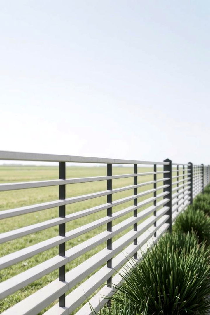 Minimalist Rail Fences - 22 Types of Fences