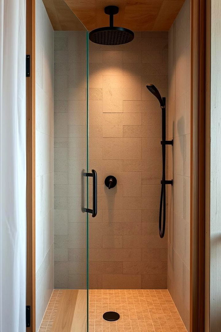Minimalist Rustic Interiors - 22 Rustic Walk-in Shower Ideas