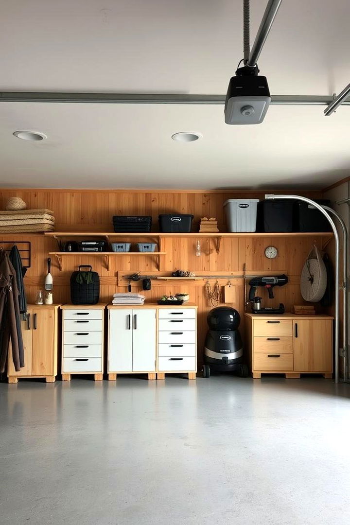 Minimalist Rustic Organization - 22 Rustic Garage Ideas