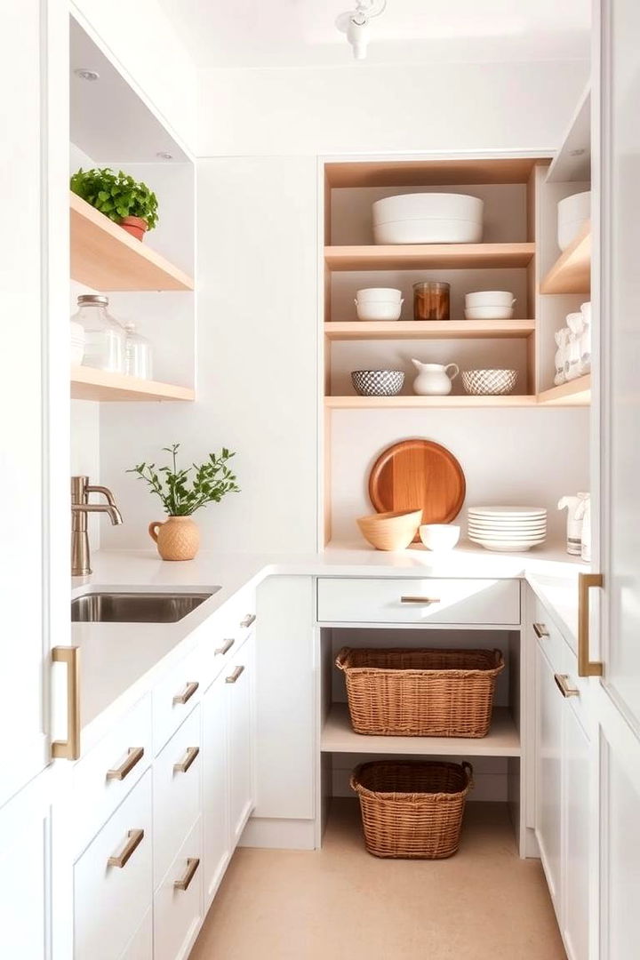 Minimalist Scandinavian Pantry - 22 Walk in Pantry Ideas