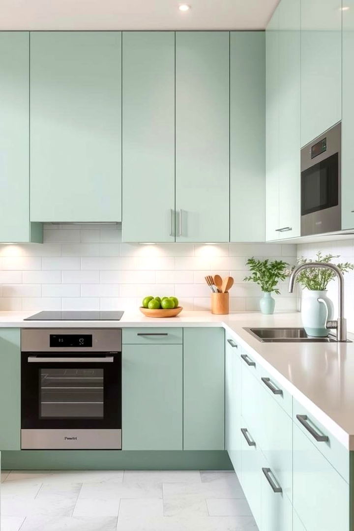 Minimalist Seafoam Green Designs - 22 Seafoam Green Kitchen Ideas