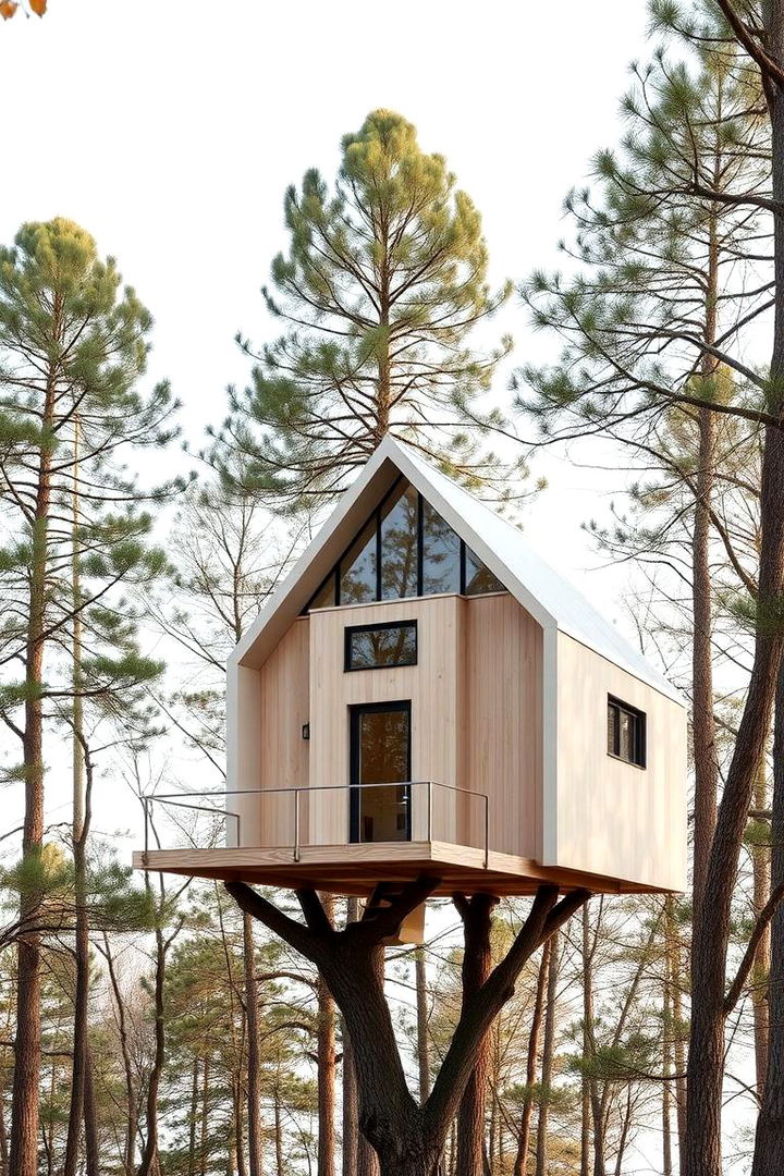 Minimalist Secluded Hideout - 22 Tree House Ideas