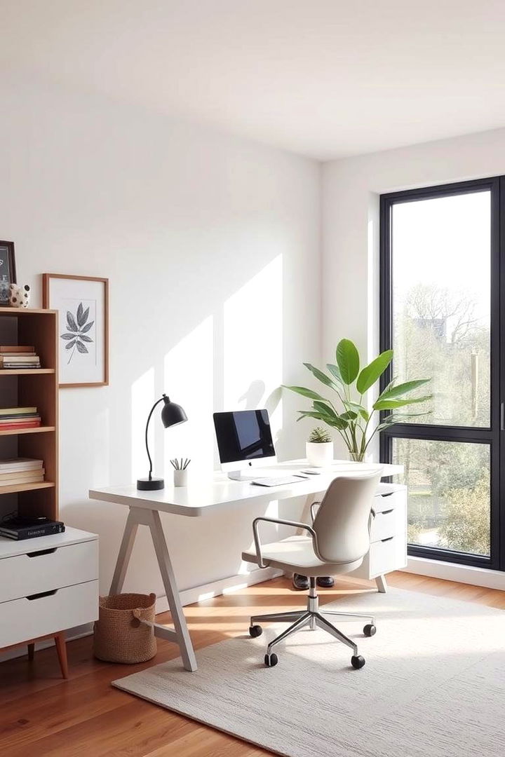 Minimalist Serenity Setup - 22 Desk in Front of Window Ideas