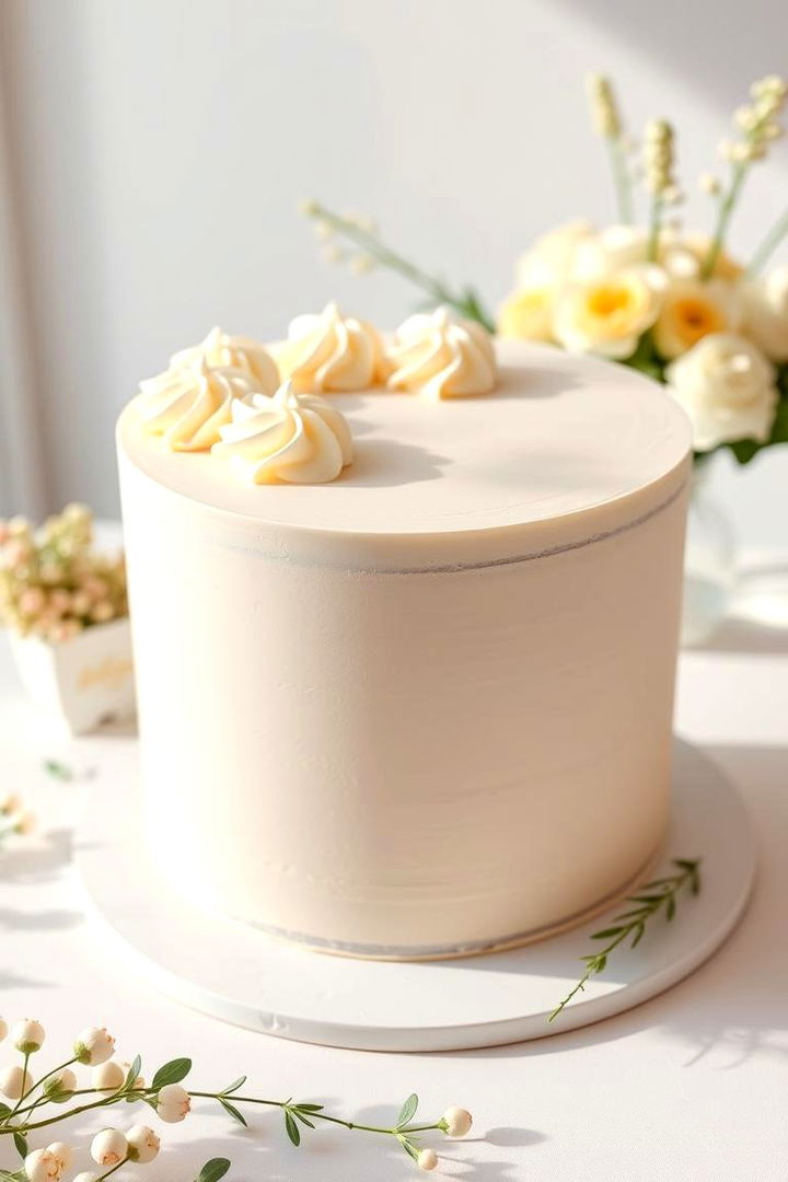 Minimalist Sophistication - 22 Naked and Semi-naked Wedding Cake Ideas