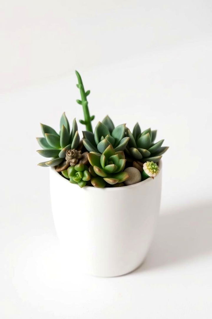 Minimalist Succulent Displays - 22 Rehearsal Dinner Centerpiece Ideas