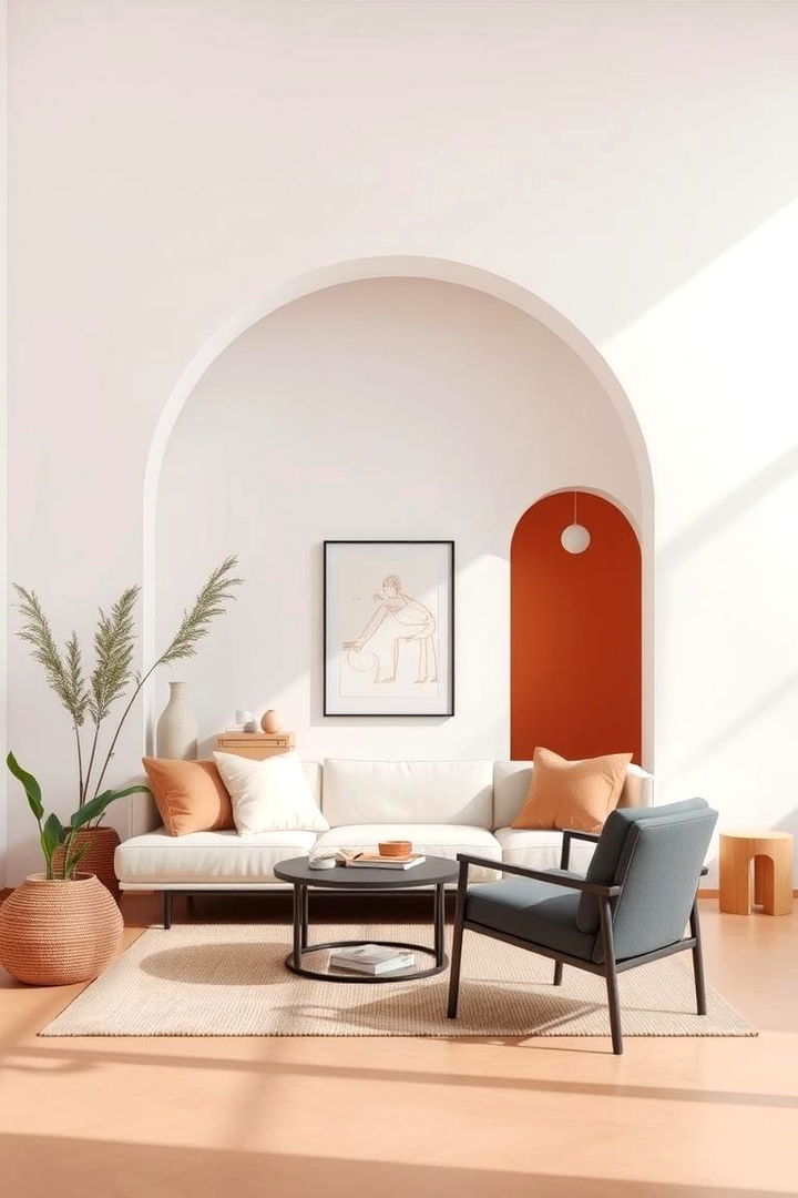 Minimalist Terracotta Details - 22 Terracotta Bedroom Ideas