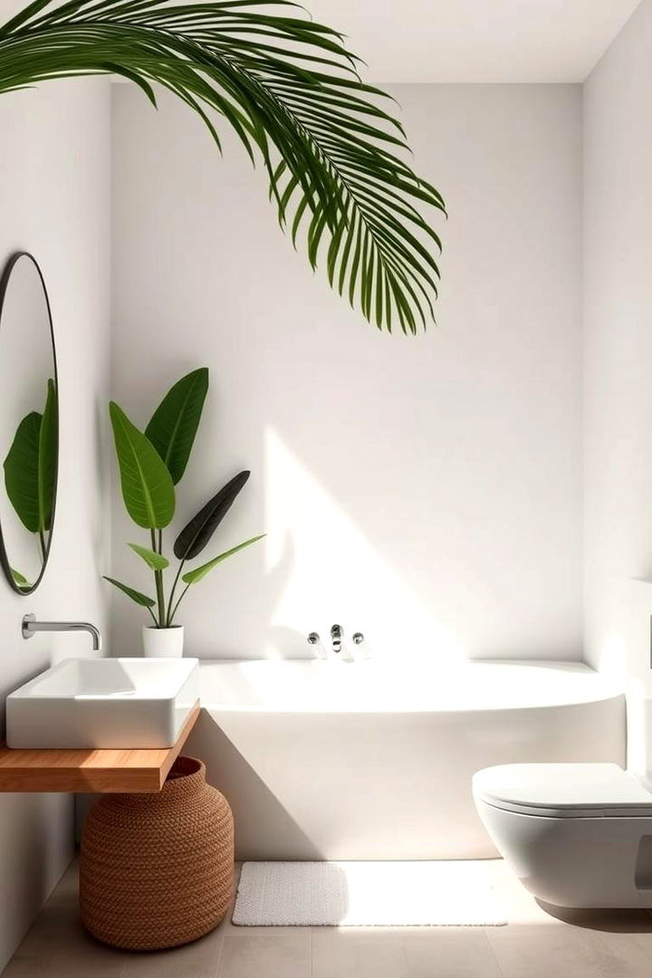 Minimalist Tropical Designs - 22 Tropical Bathroom Ideas