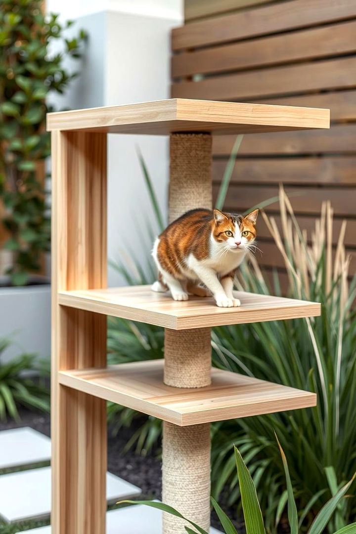 Minimalist Urban Tree - 22 Outdoor Cat Tree Ideas