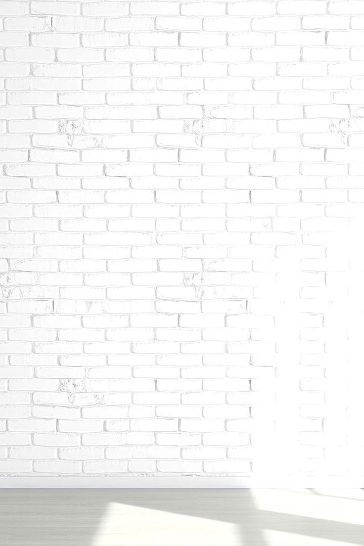 Minimalist White Brick Pattern - 22 Brick Wallpaper Ideas