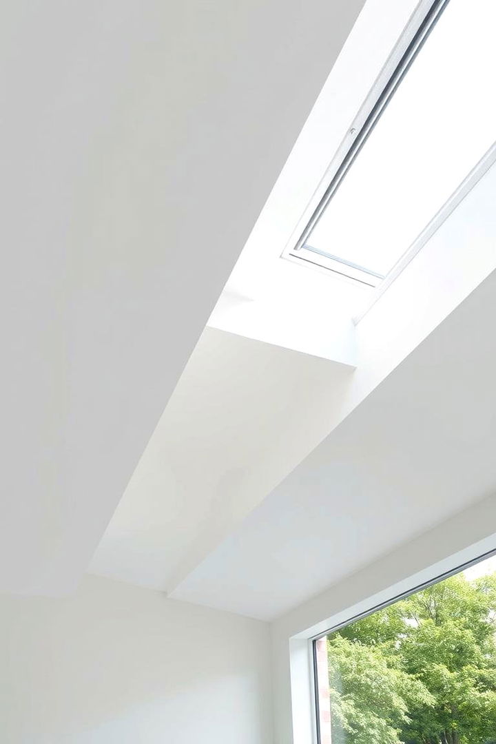 Minimalist White Ceiling - 22 Shed Ceiling Ideas