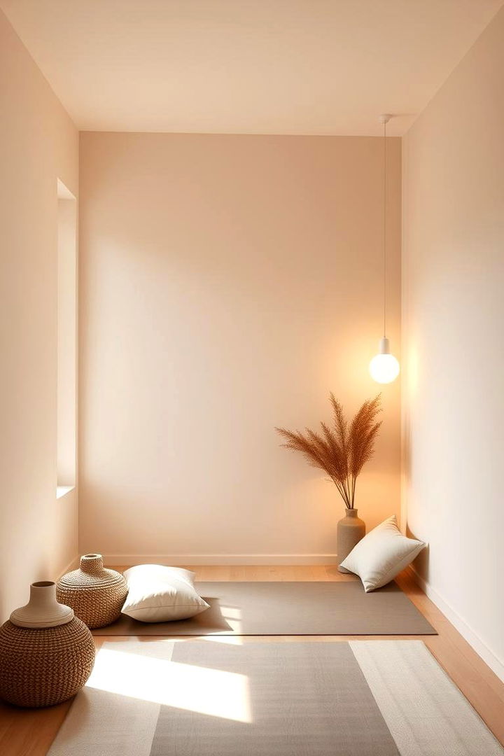 Minimalist Yoga Corners - 22 Small Home Gym Ideas