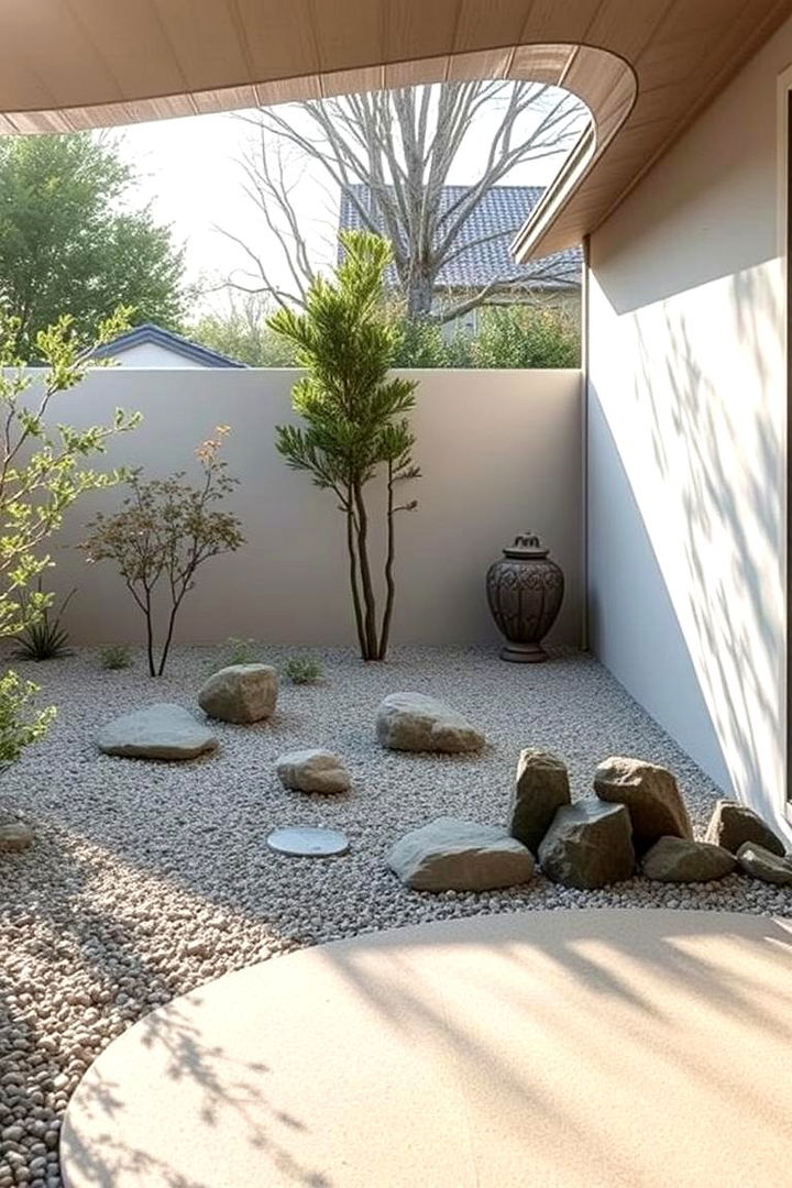 Minimalist Zen Garden - 22 Back Porch Ideas