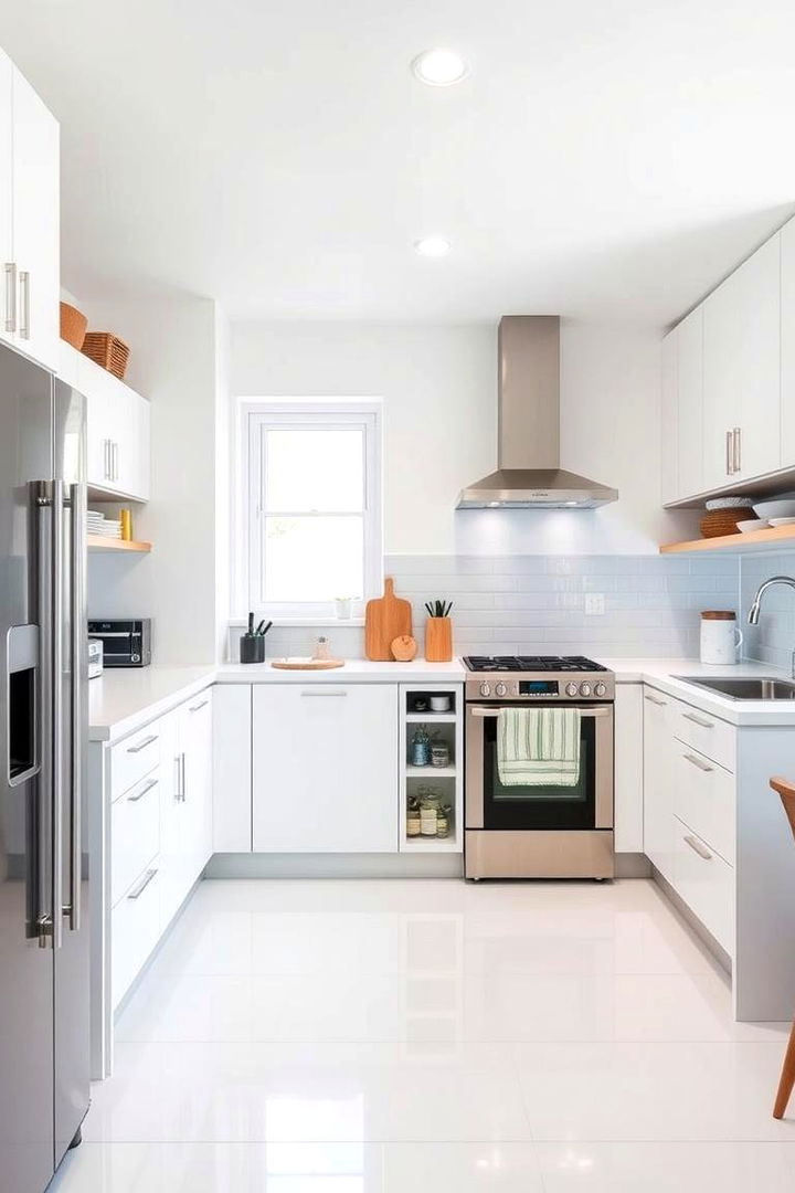 Minimalist and Clutter Free - 22 Kitchen With Stainless Steel Appliances