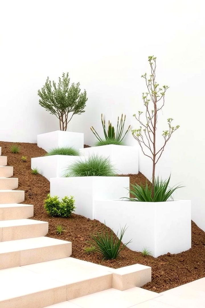 Minimalist and Modern Sloping Gardens - 22 Sloping Garden Design Ideas