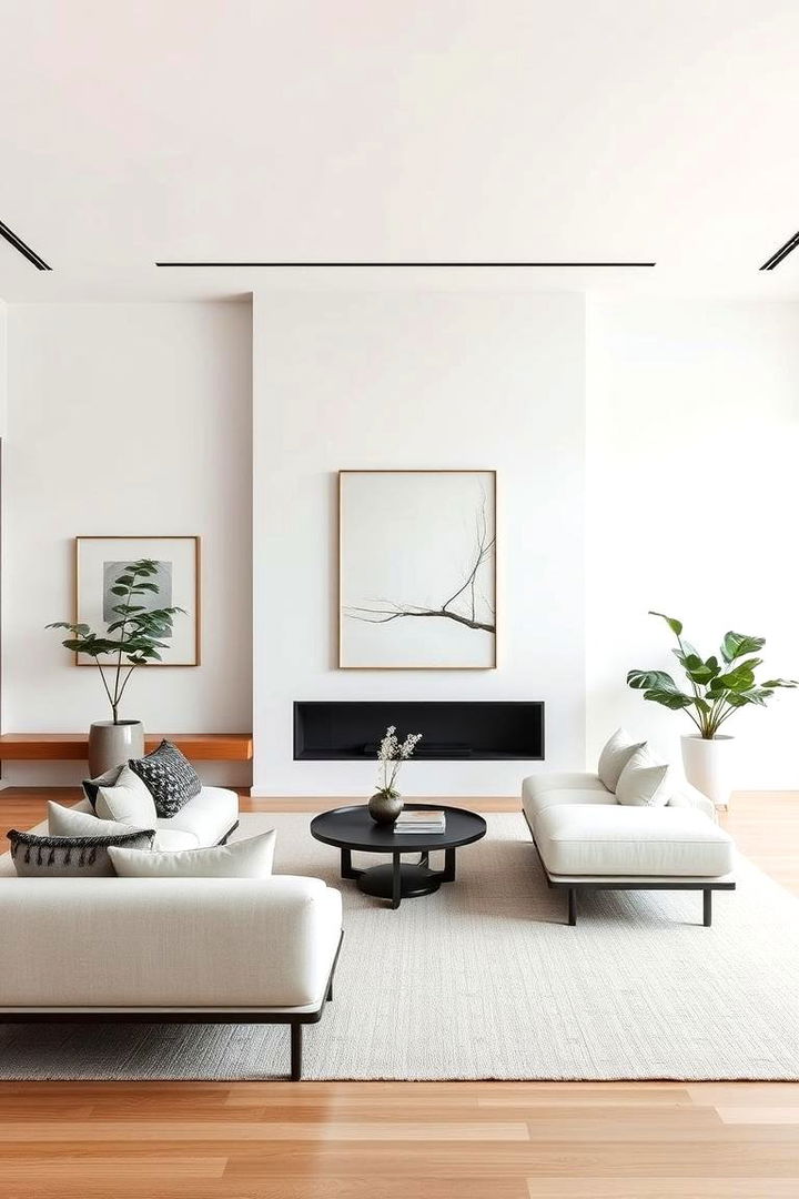 Minimalist with Asian Accents - 22 Asian Living Room Ideas