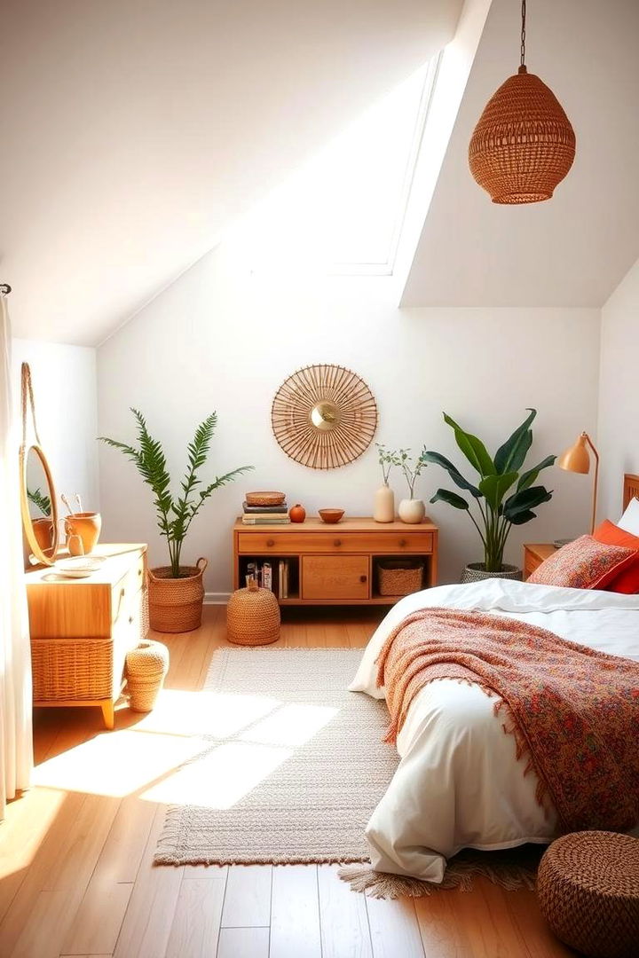 Minimalist yet Colorful Arrangements - 22 Girls Boho Bedroom Ideas