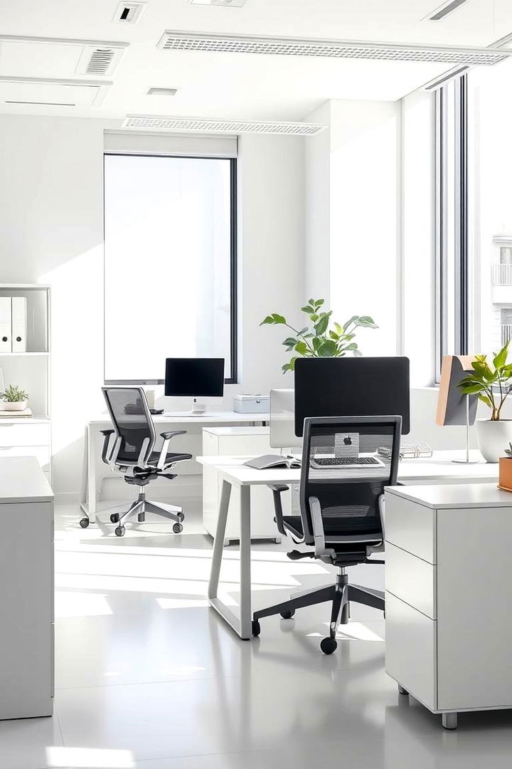 Minimalistic Modern Office - 22 Man Cave Office Ideas